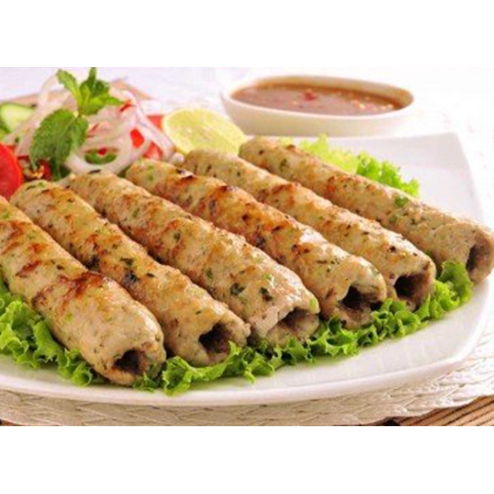 Afghani Murgh Seekh Kebab